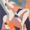 Vintage Scandinavian Carpet Nude Woman by Magritta 47671 Nazmiyal