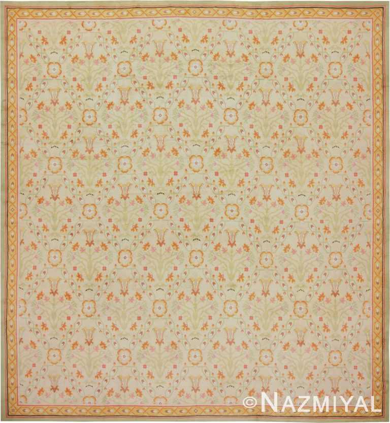 Square Oversize Vintage Spanish Carpet 47637 Detail/Large View