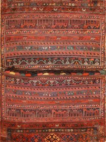 Antique Persian Bakhtiari Horse Cover 47876 Detail/Large View