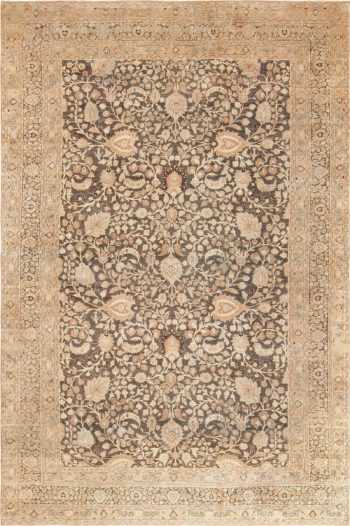 Brown Background Antique Persian Khorassan Carpet 47696 Nazmiyal