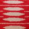 mid century vintage double sided swedish rug 47788 red Nazmiyal
