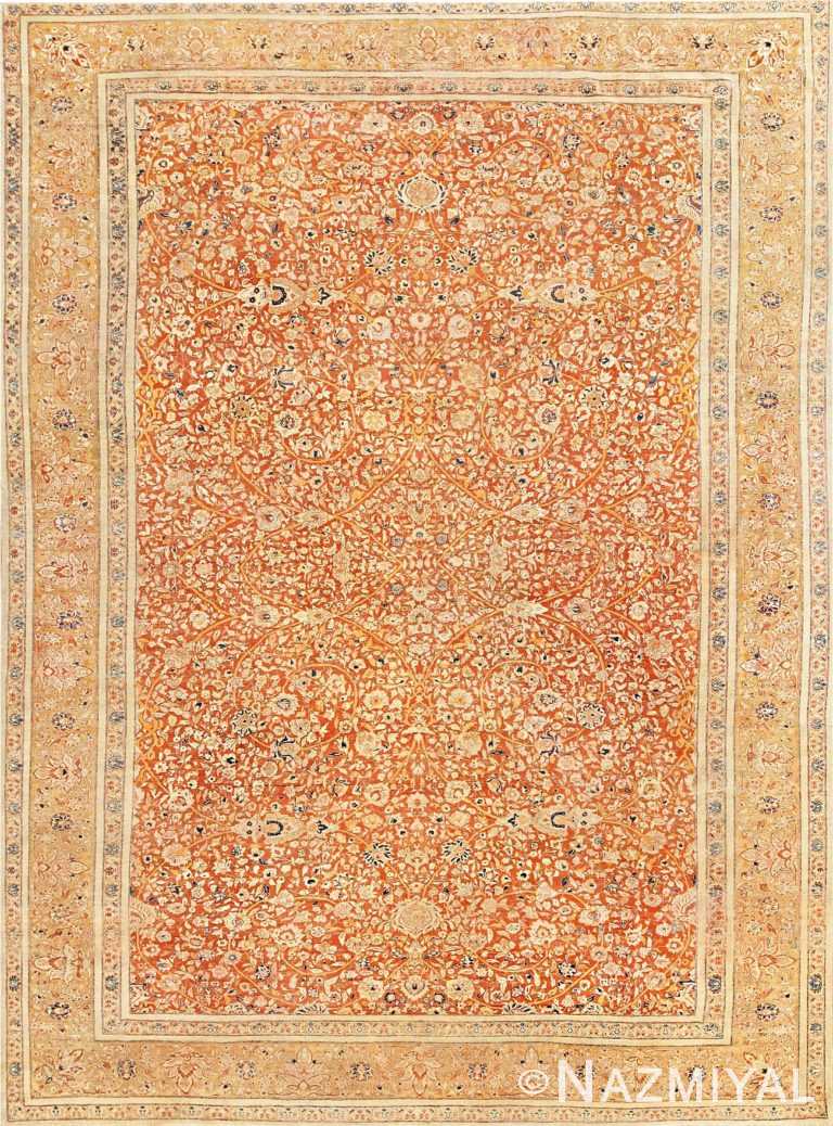 Antique Persian Tabriz Haji Jalili Carpet 47574 Detail/Large View