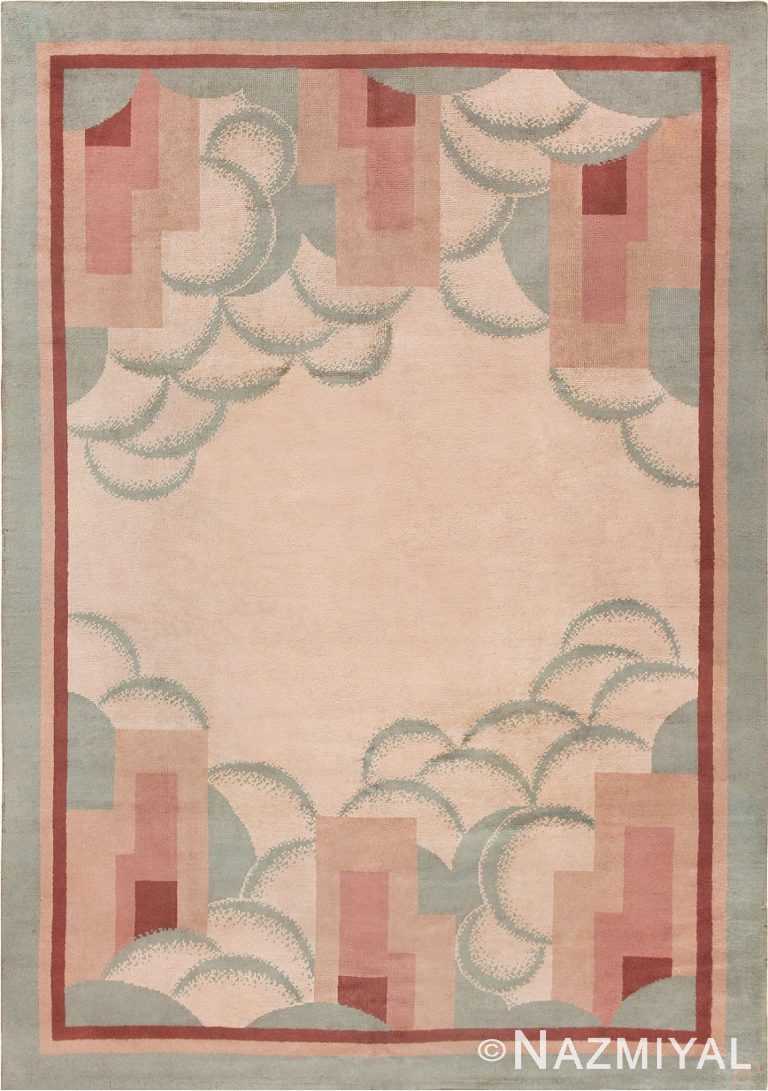 Beautiful French Art Deco Rug 47638 Detail/Large View