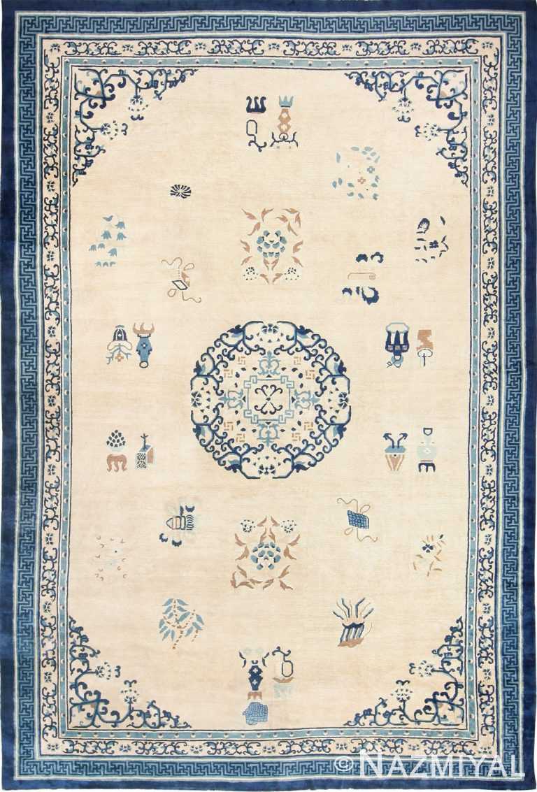Large Antique Chinese Carpet 43981 Detail/Large View