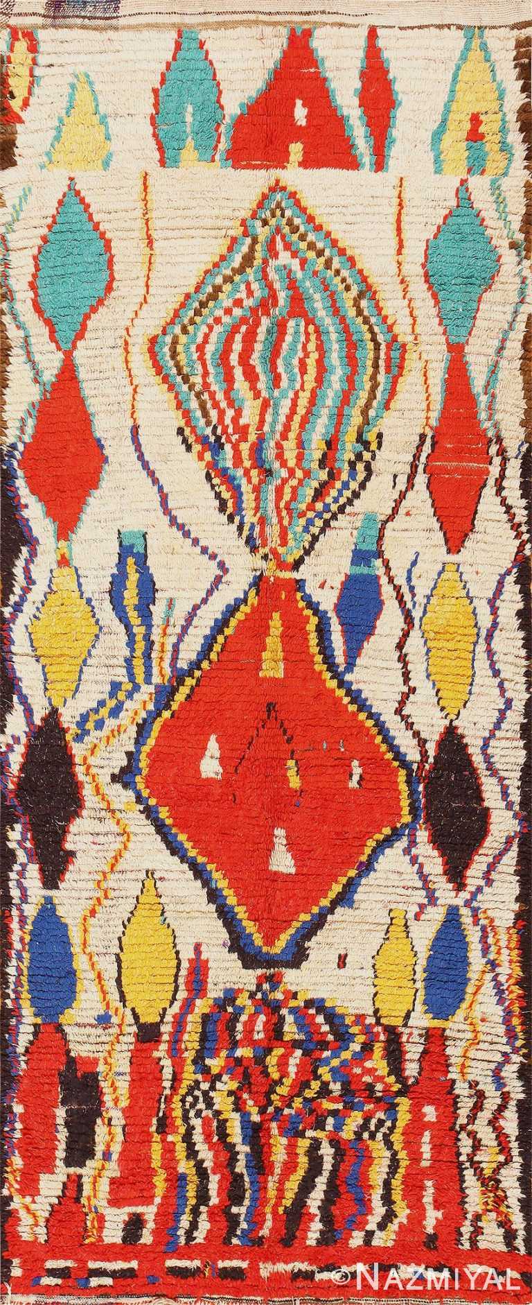 Vintage Moroccan Carpet 47926 Nazmiyal Antique Rugs