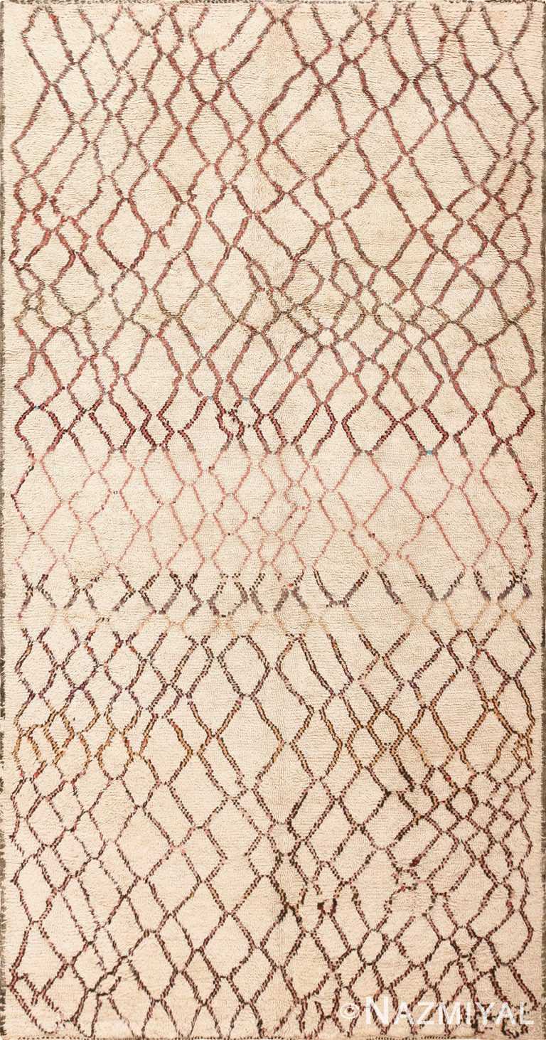 Vintage Moroccan Carpet 47958 Detail/Large View