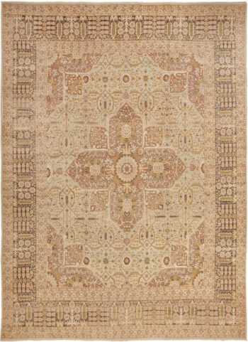 Fine Classic Room Size Antique Persian Tabriz Rug #41744 by Nazmiyal Antique Rugs