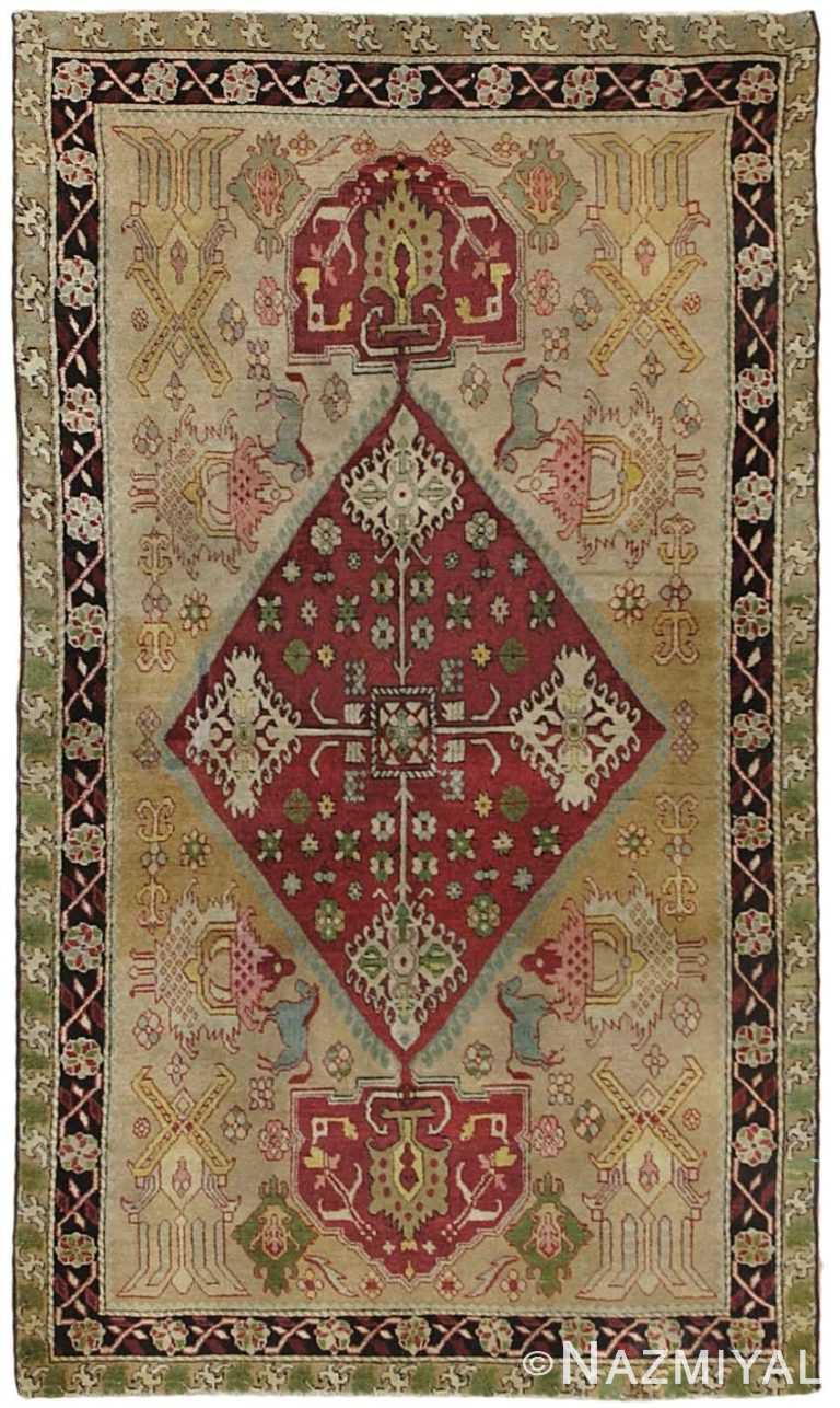 Antique Agra Oriental Rugs 43972 Detail/Large View