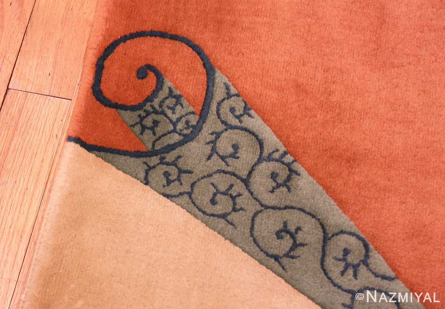 Close-up Vintage Chinese Deco rug 46915 by Nazmiyal