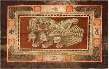 17th Century Chinese Fu Dog Rug 48031