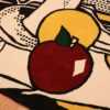 Apple detail vintage Roy Lichtenstein Pop Art tapestry rug 48095 by Nazmiyal