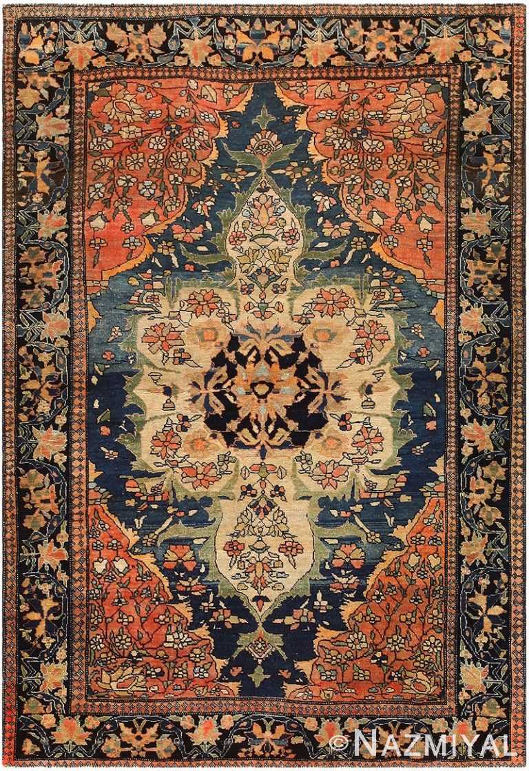 Anique Persian Faharan Sarouk Rug 48101 Detail/Large View