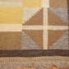 vintage mid century scandinavian swedish kilim rug 48117 corner Nazmiyal