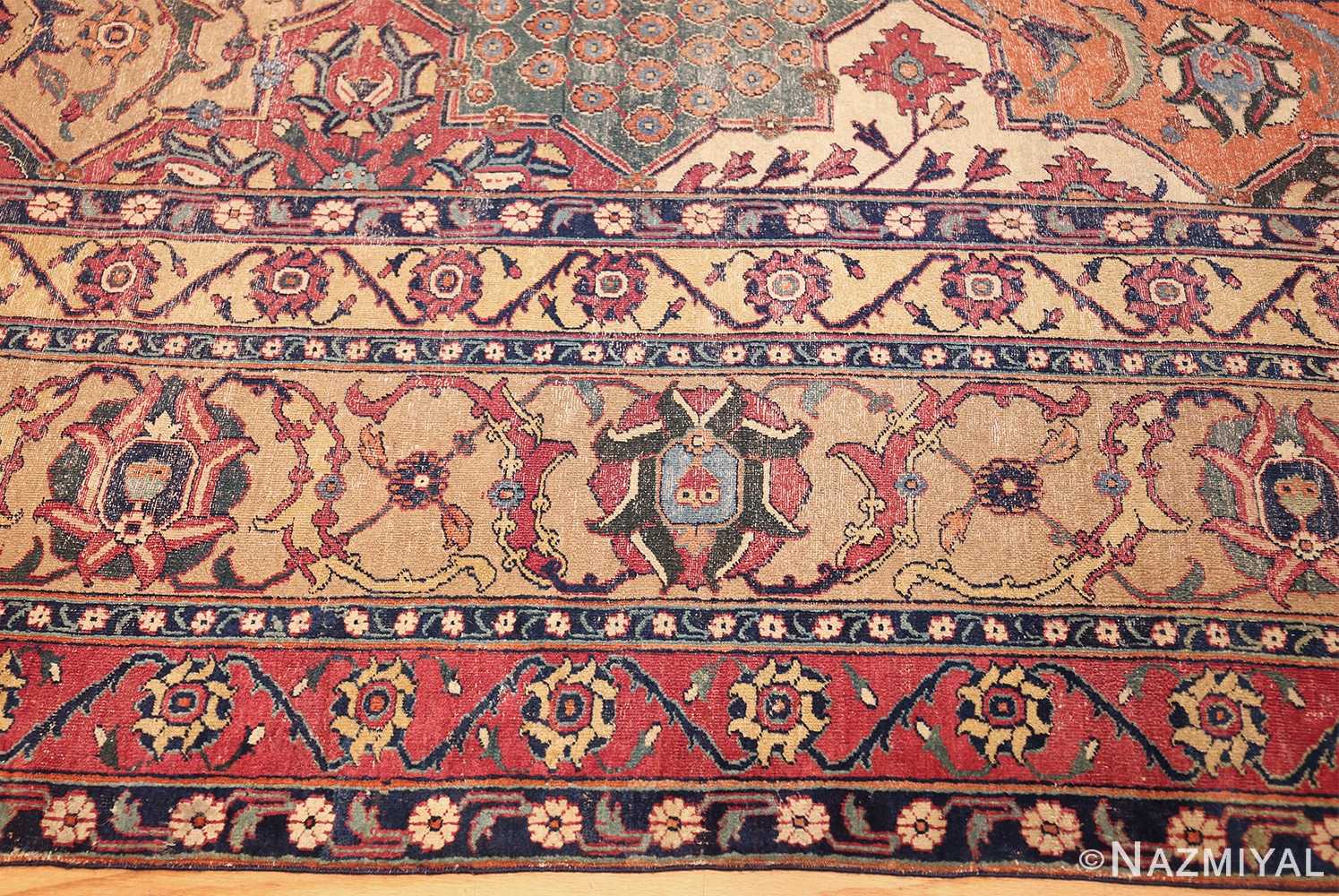 antique 17th century persian khorassan carpet from william a clark 47074 border Nazmiyal