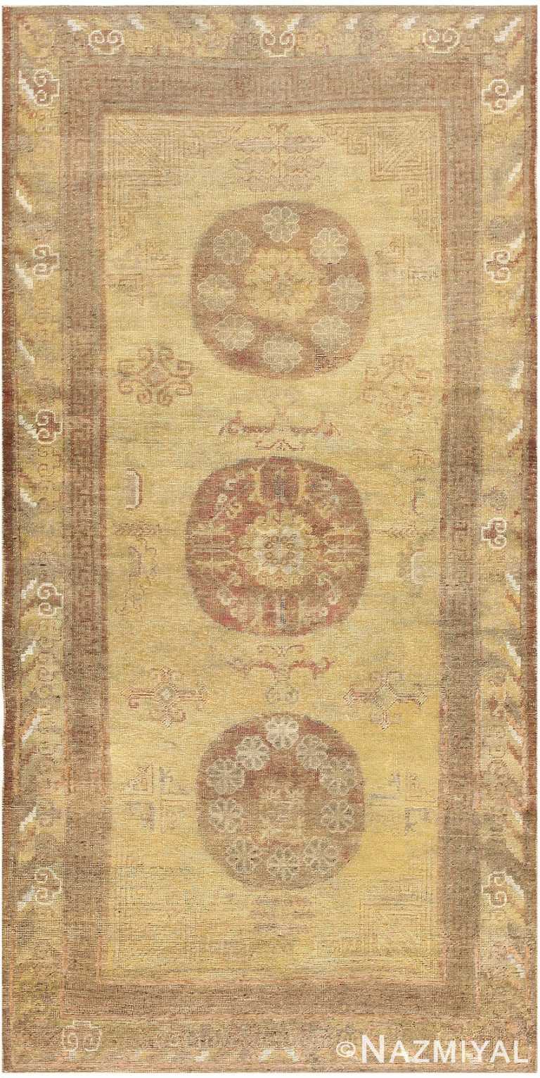 Antique Khotan Rug from East Turkestan 48090 Detail/Large View