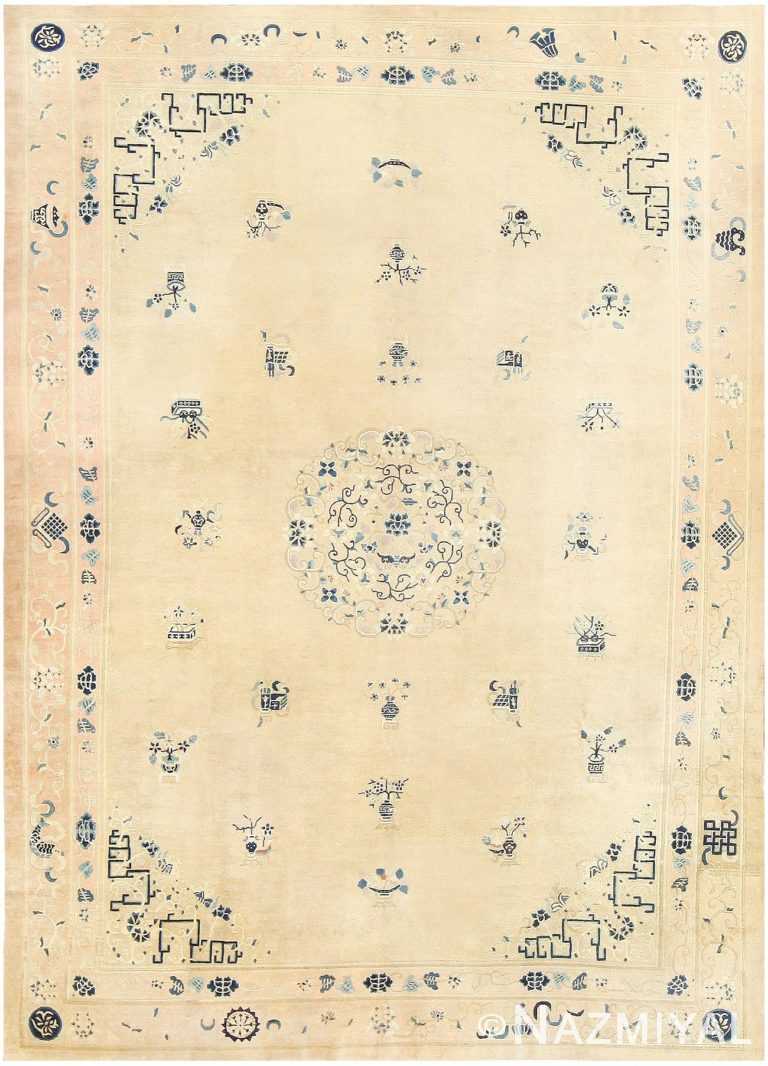 Antique Chinese Carpet 48185 Detail/Large View