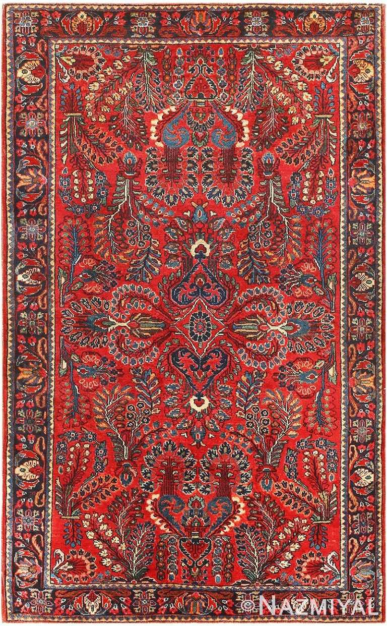 Antique Persian Sarouk Rug 48170 Detail/Large View
