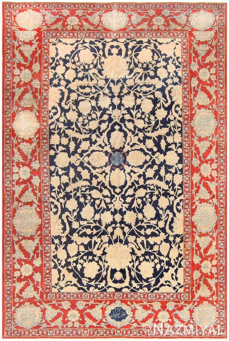 Antique Persian Tabriz Rug 48235 Detail/Large View