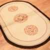 Full Chinese Round Oval Art deco rug 48013 by Nazmiyal