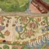 late 17th century palace size silk indian suzani embroidery 46159 texture Nazmiyal