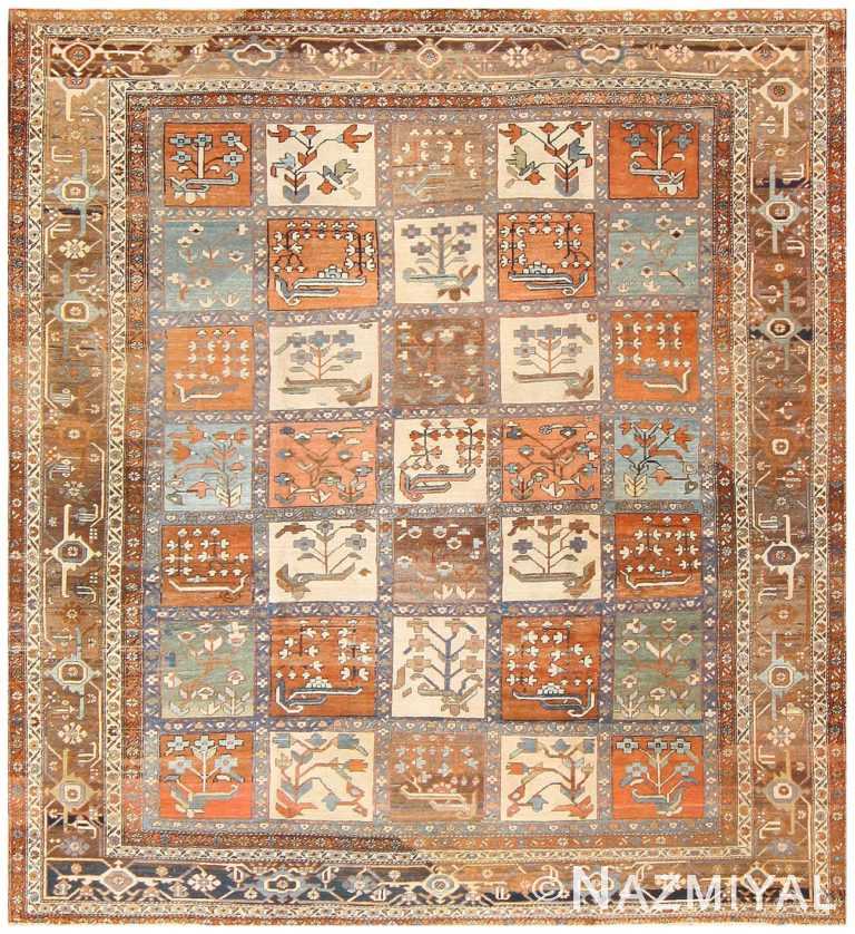 Antique Persian Garden Design Heriz Rug 48376 Detail/Large View
