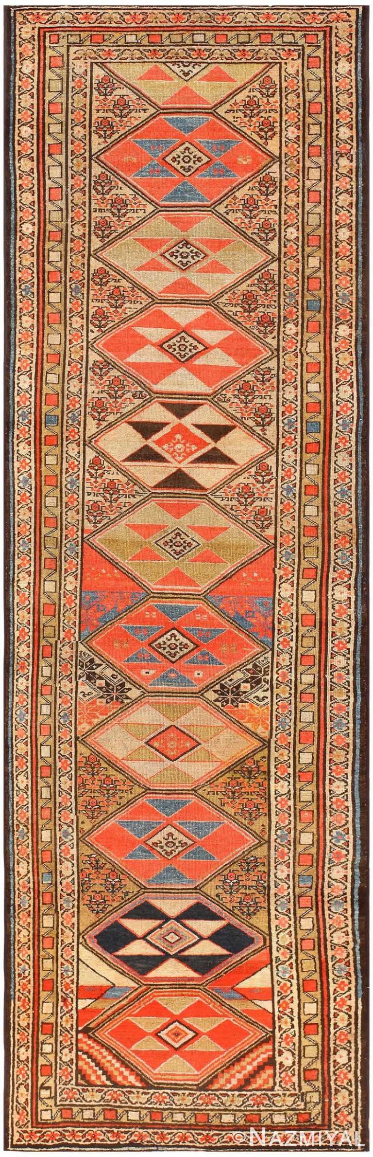 Antique Persian Malayer Runner Rug 48342 Detail/Large View