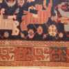antique 18th century caucasian rug with animal design 48413 border Nazmiyal