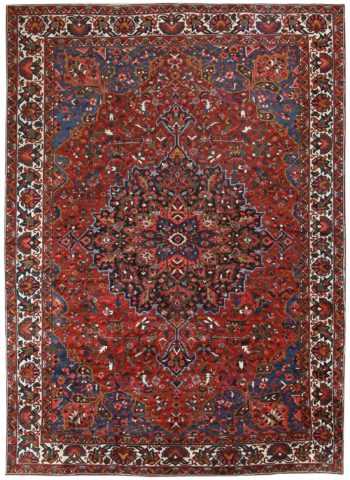 Antique Persian Bakhtiari Carpet 50084 Detail/Large View
