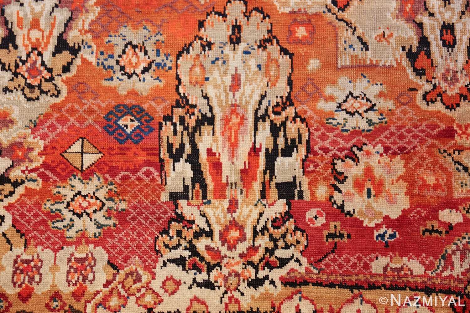 antique caucasian karabagh rug 50046 design Nazmiyal