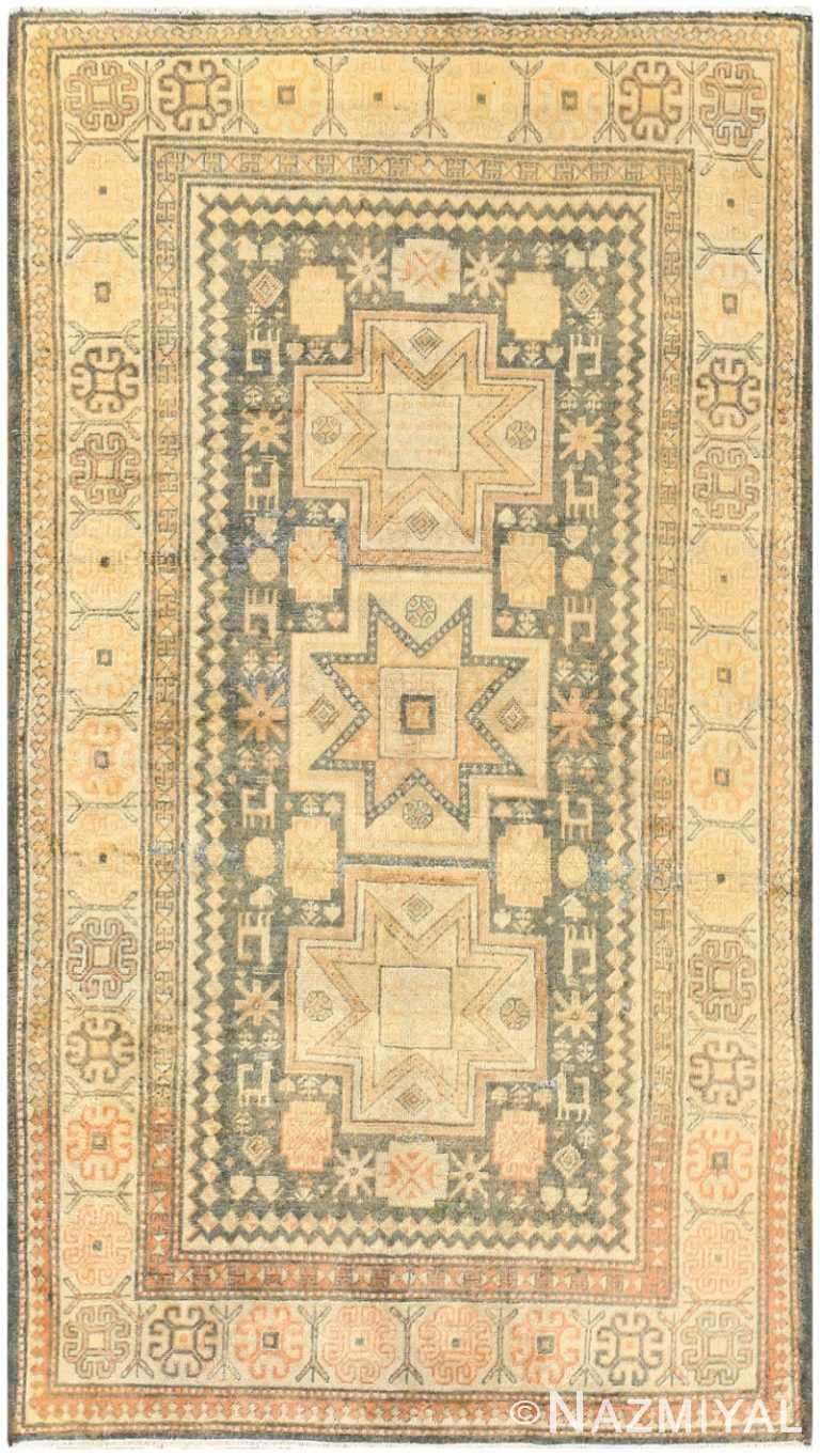 Antique Caucasian Rug with Tribal Motifs 48092 Nazmiyal