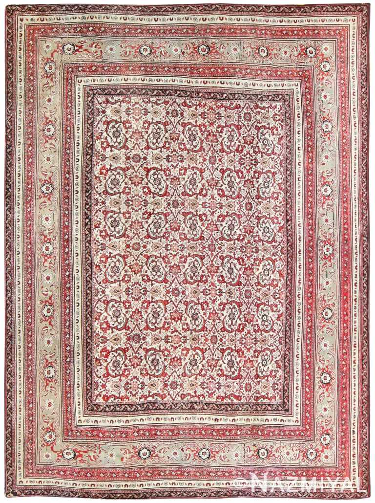 Antique Indian Agra Rug 50150 Detail/Large View