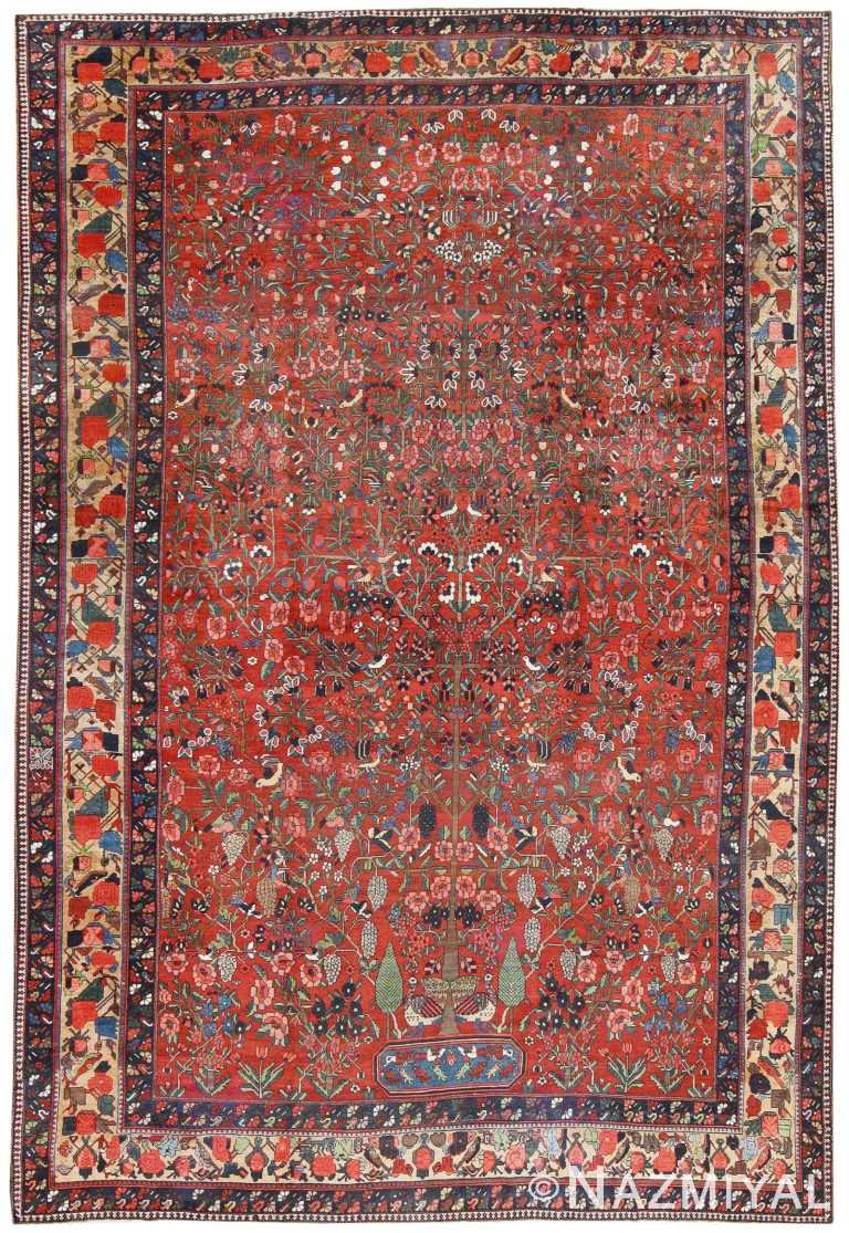 Antique Persian Bakhtiari Rug 50105 Detail/Large View