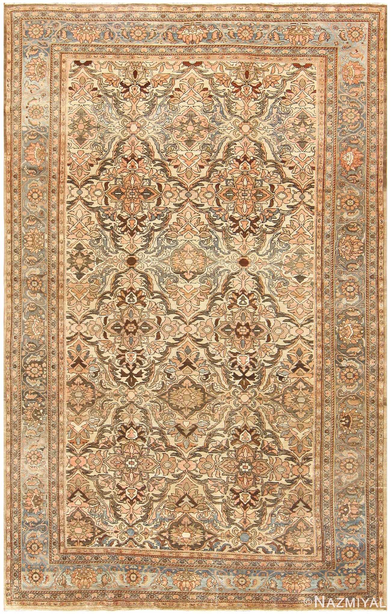 Room Size Antique Persian Malayer Rug 48292 by nazmiyal