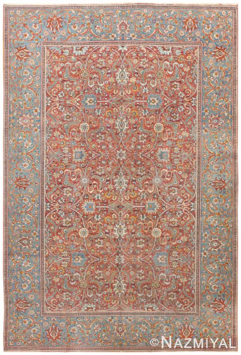 Antique Persian Tabriz Rug 50144 Detail/Large View