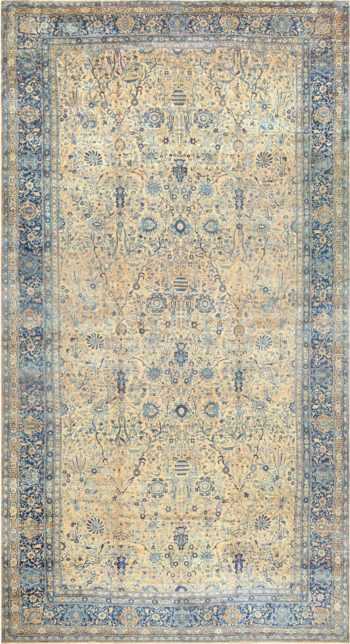 Antique Oversized Persian Kerman Carpet 50113 - From Nazmiyal Antique Rugs in NYC