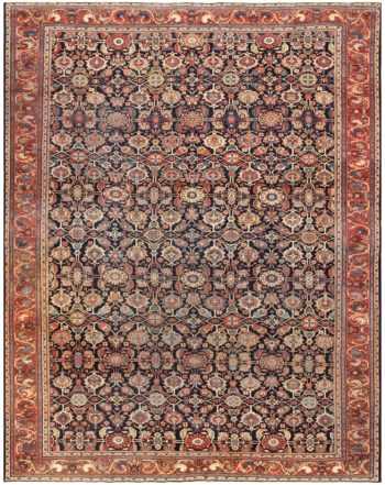 Antique Room Sized Persian Farahan Carpet 50149 Nazmiyal