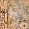 fine silk and wool antique persian tehran rug 48249 white Nazmiyal