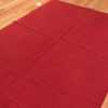 mid century red swedish carpet 48441 side Nazmiyal