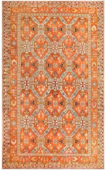 Oversized Antique Turkish Oushak Carpet 48371 Nazmiyal