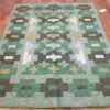 Vintage Swedish Carpet 48454 Whole Design Dark Nazmiyal
