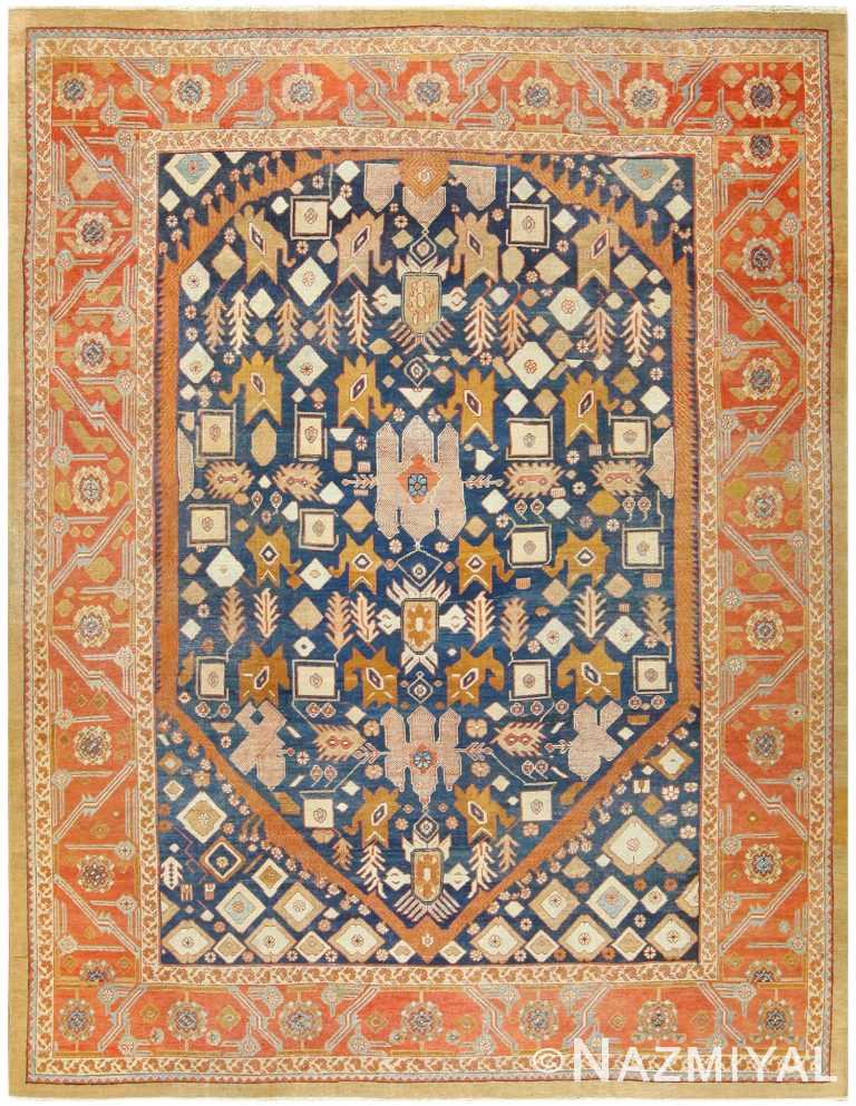 Antique Bakshaish Persian Carpet 47610 Nazmiyal