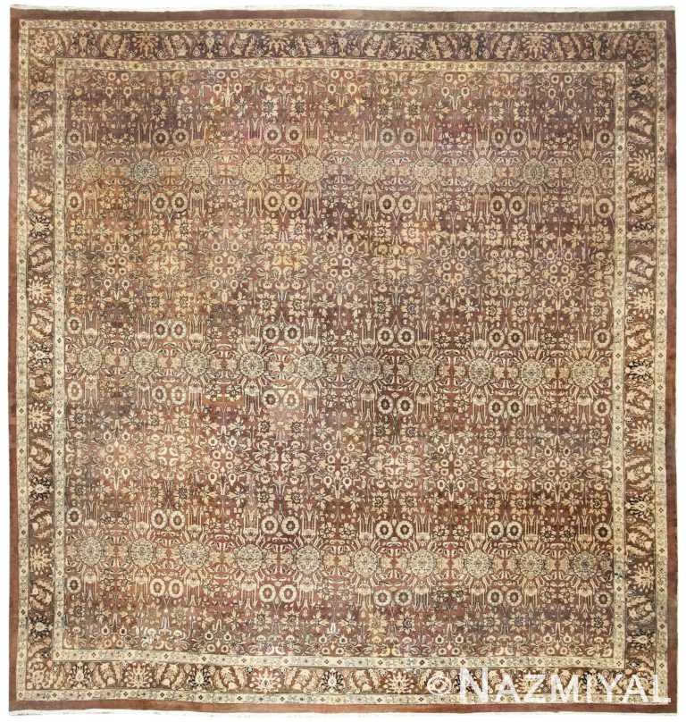 Antique Indian Agra Rug 50064 Detail/Large View