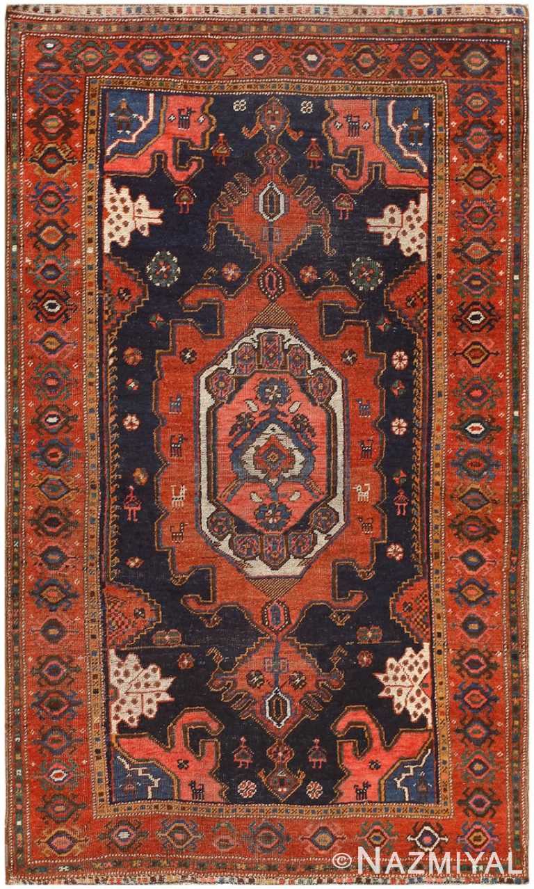 Antique Persian Bidjar Carpet 48461 Detail/Large View