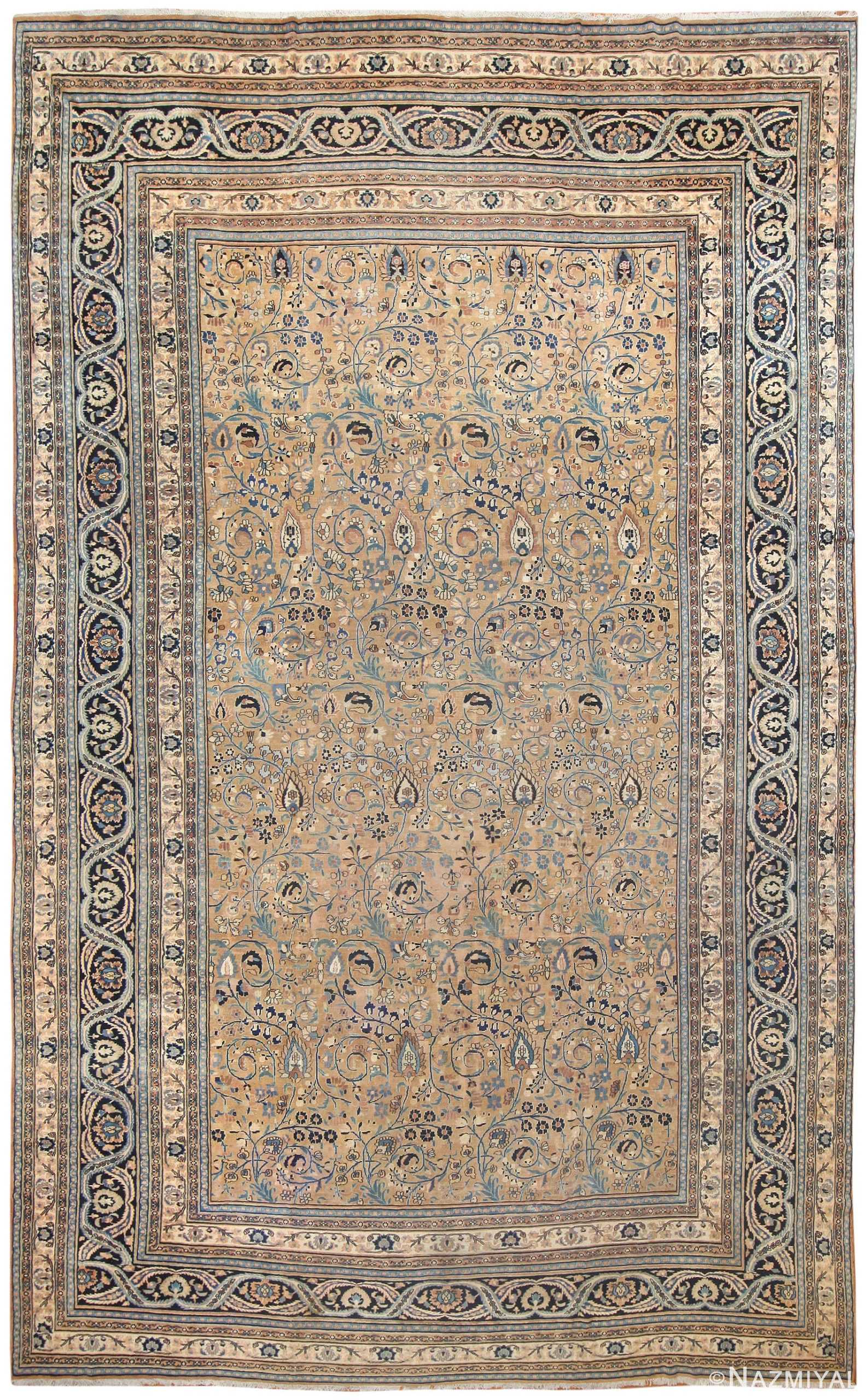 Antique Persian Khorassan Carpet 50066 Nazmiyal