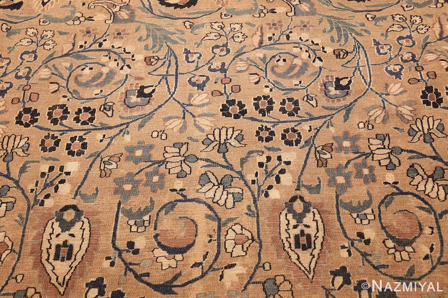 antique persian oversize khorassan carpet 50066 blue Nazmiyal
