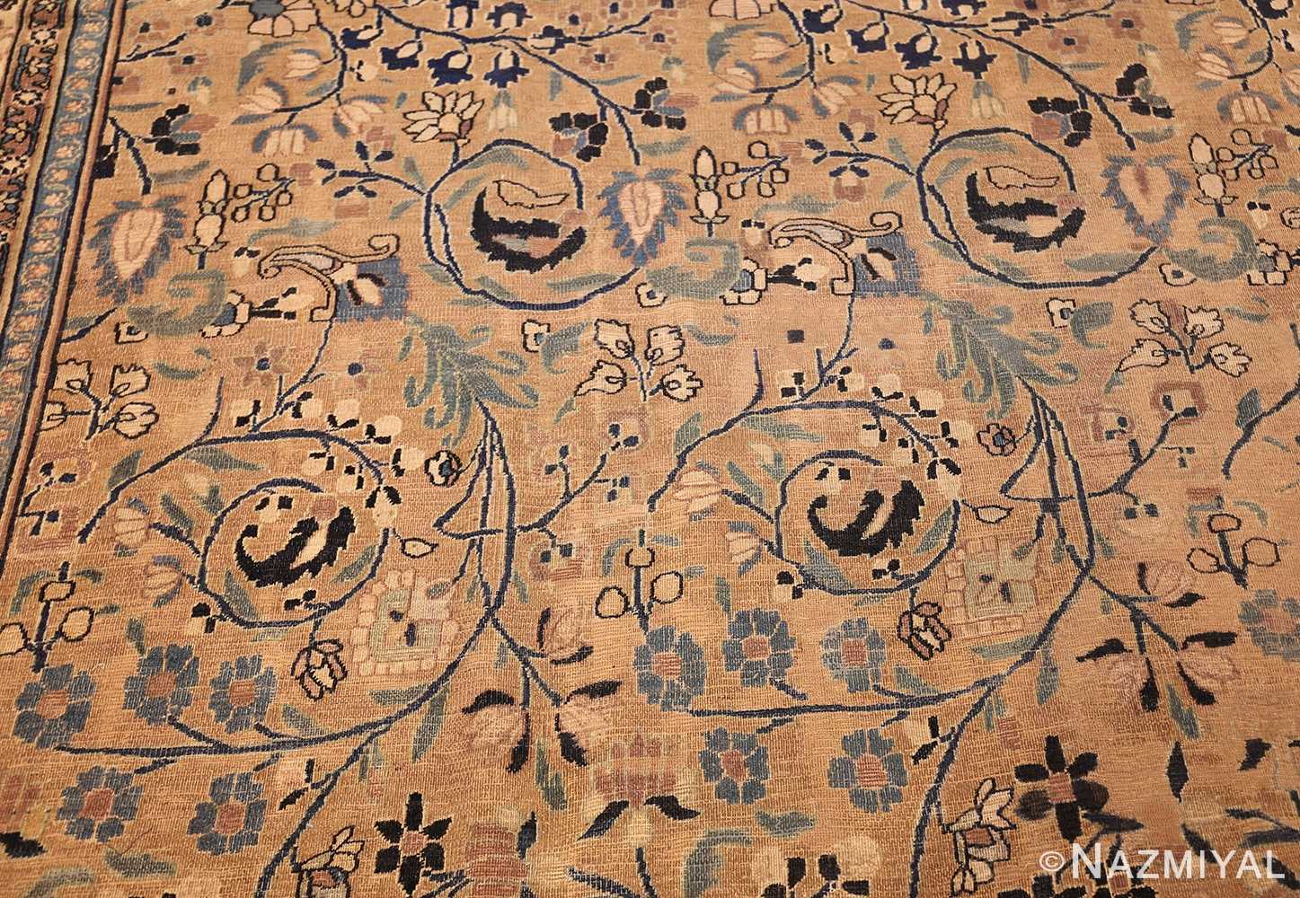 antique persian oversize khorassan carpet 50066 green Nazmiyal