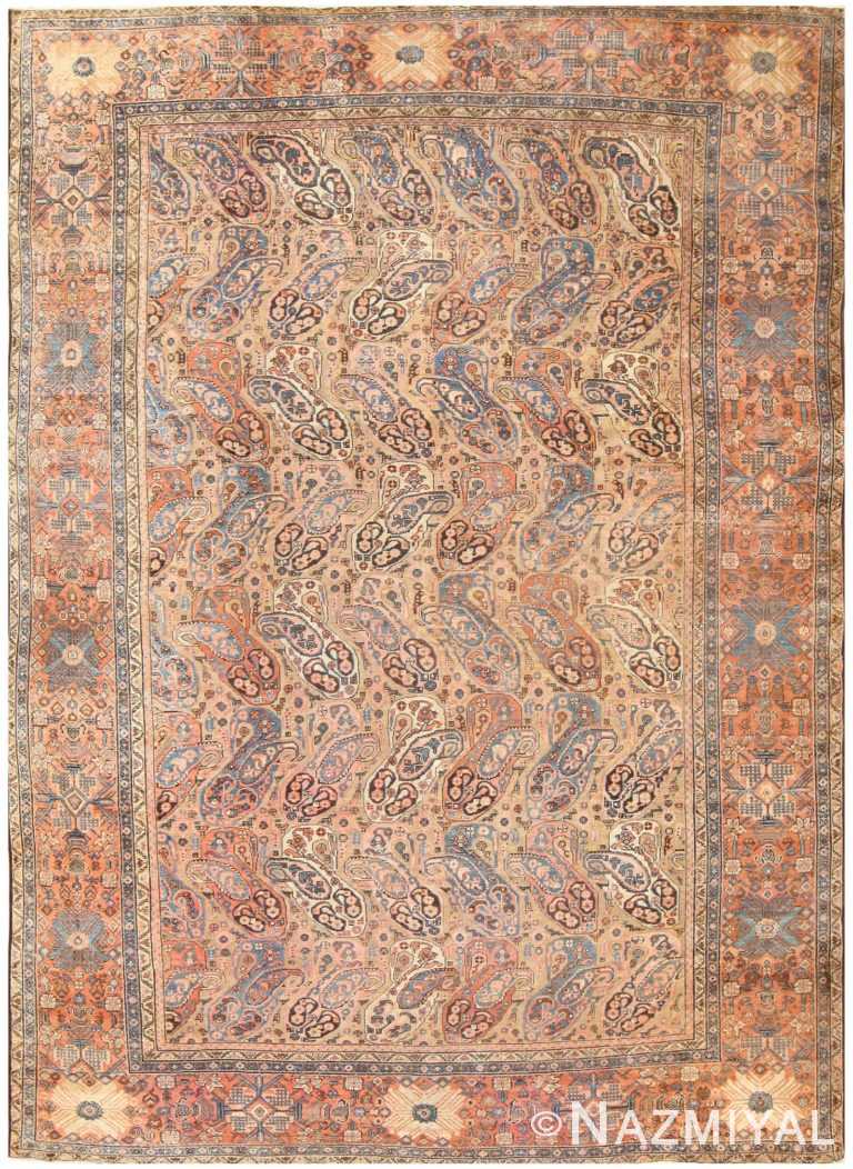 Antique Persian Sultanabad Carpet 50062 Detail/Large View