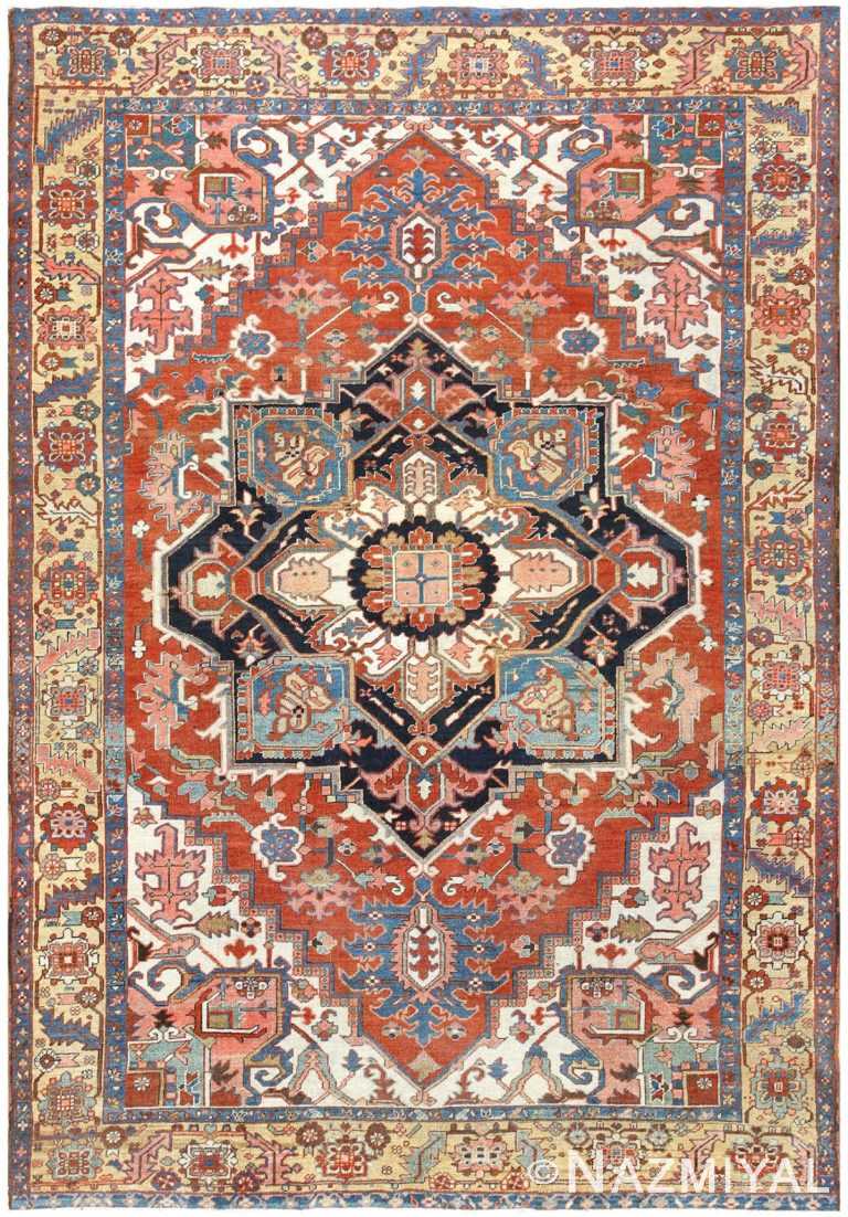 Serapi Persian carpet #48469 Nazmiyal Antique Rugs