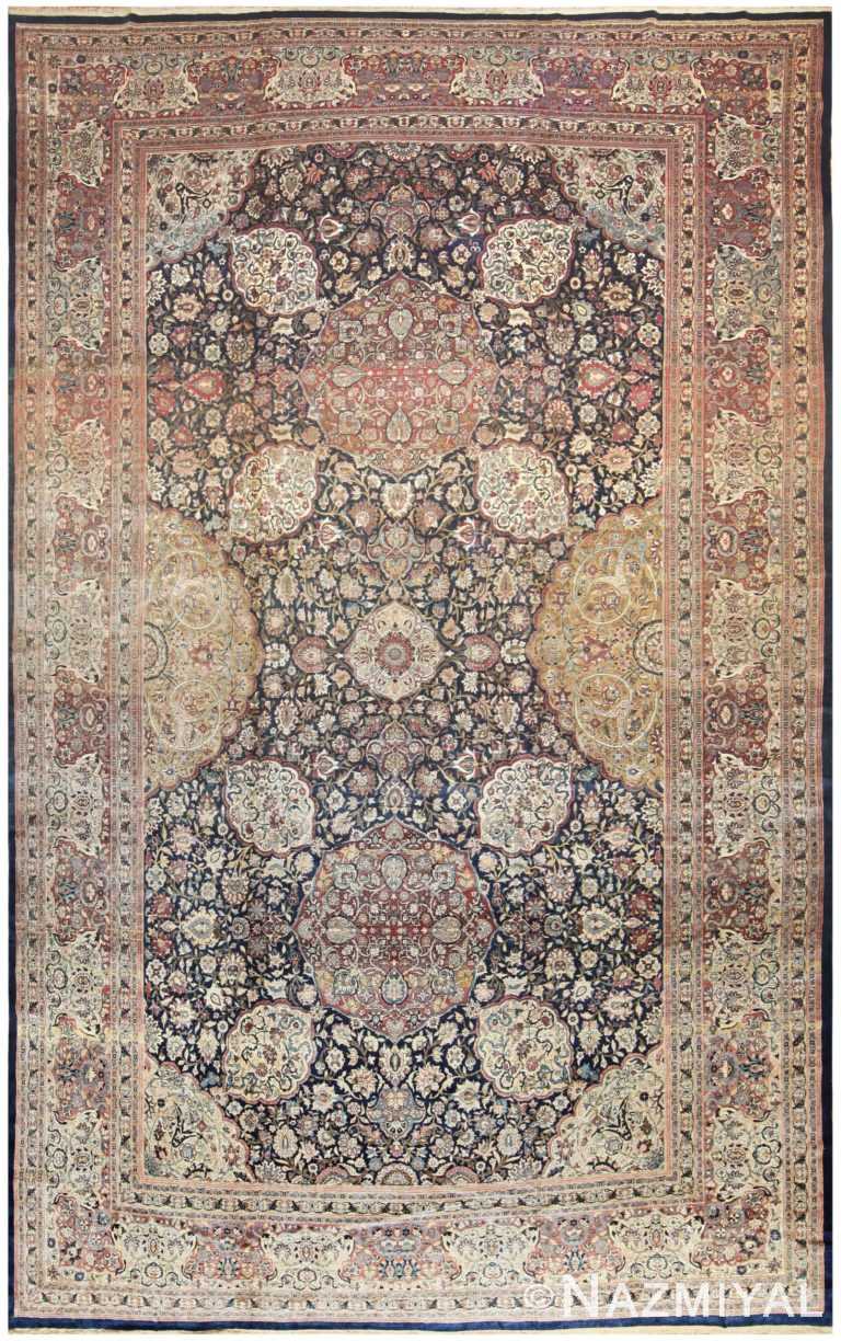 Antique Tehran Persian Carpet 50123 Nazmiyal
