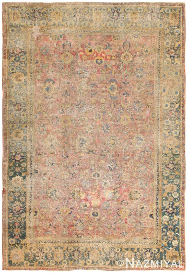 Early 17th Century Persian Isfahan Carpet 50160 Nazmiyal